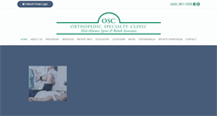 Desktop Screenshot of orthospecialty.com